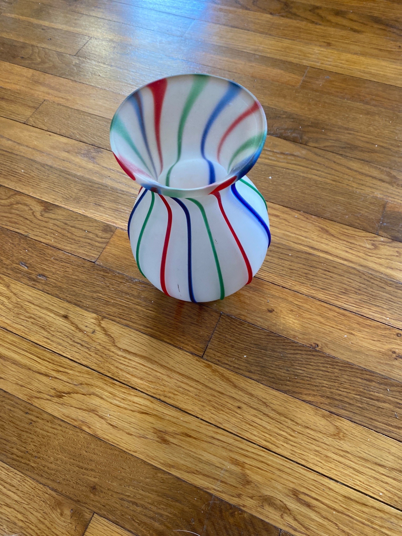 Art glass vase or small decorative bowl