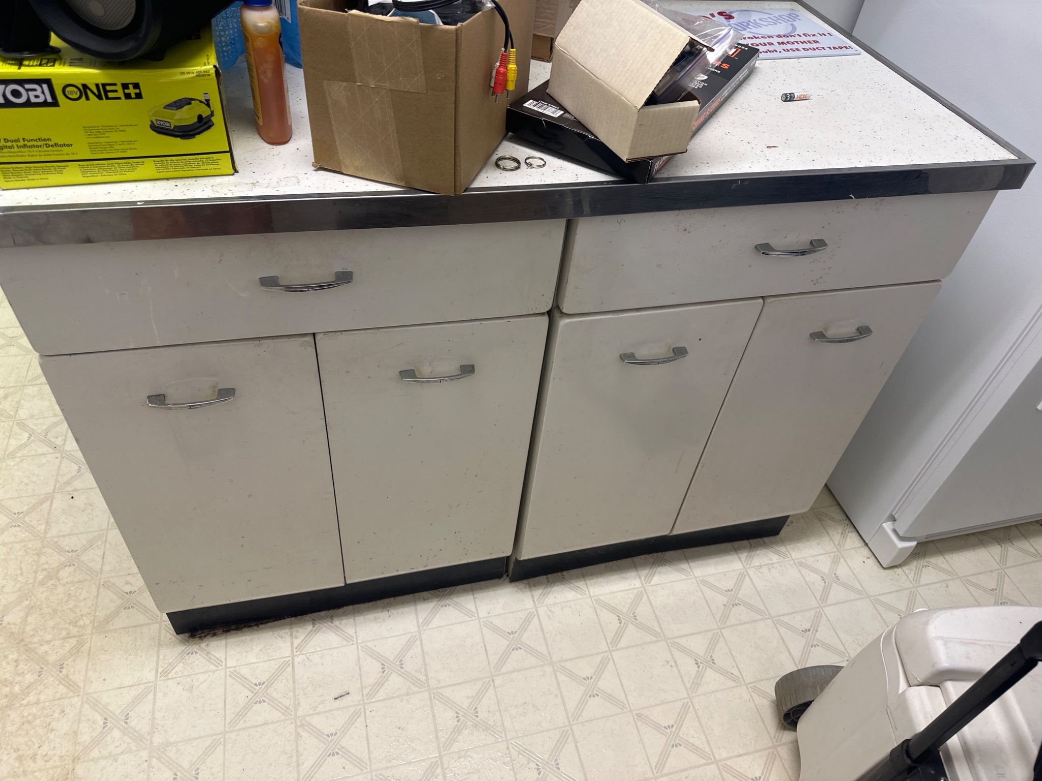 Mid-century kitchen base cabinet / utility cabinet