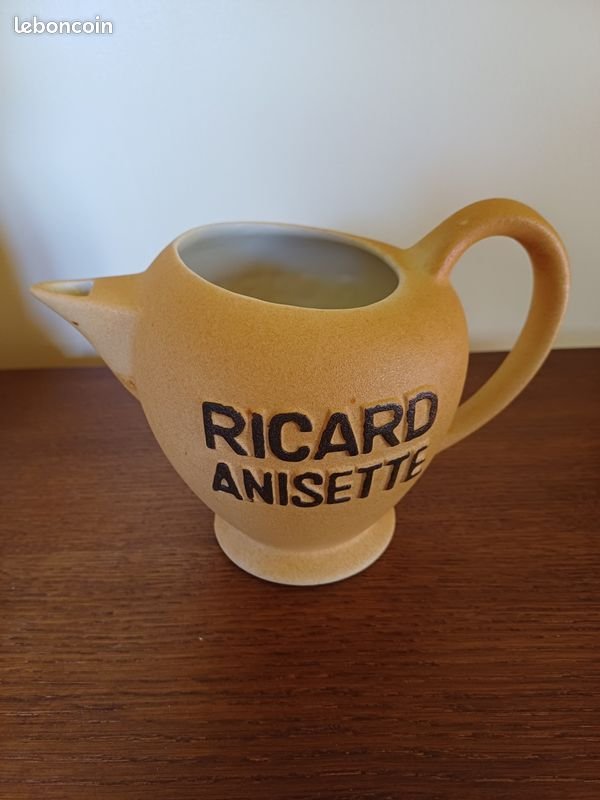 Ricard Anisette advertising ceramic pitcher/jug